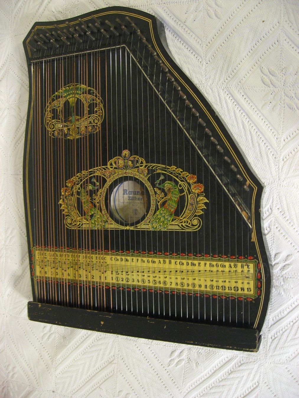 Strumenti musicali: Zither 6 Akkorde von Rauner antik – Usato da Bern venduto da Mickybo