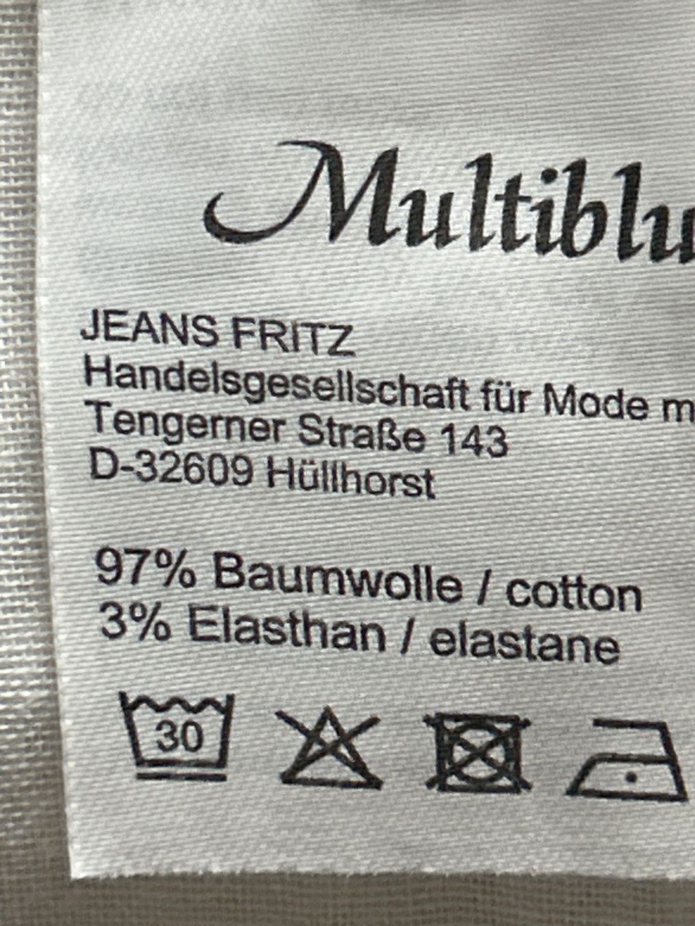 Pantaloni: Damenhose weiss mit Muster von Multiblu Gr.40 – Nuovo (secondo la descrizione) da Brunnen venduto da Nala2929 9