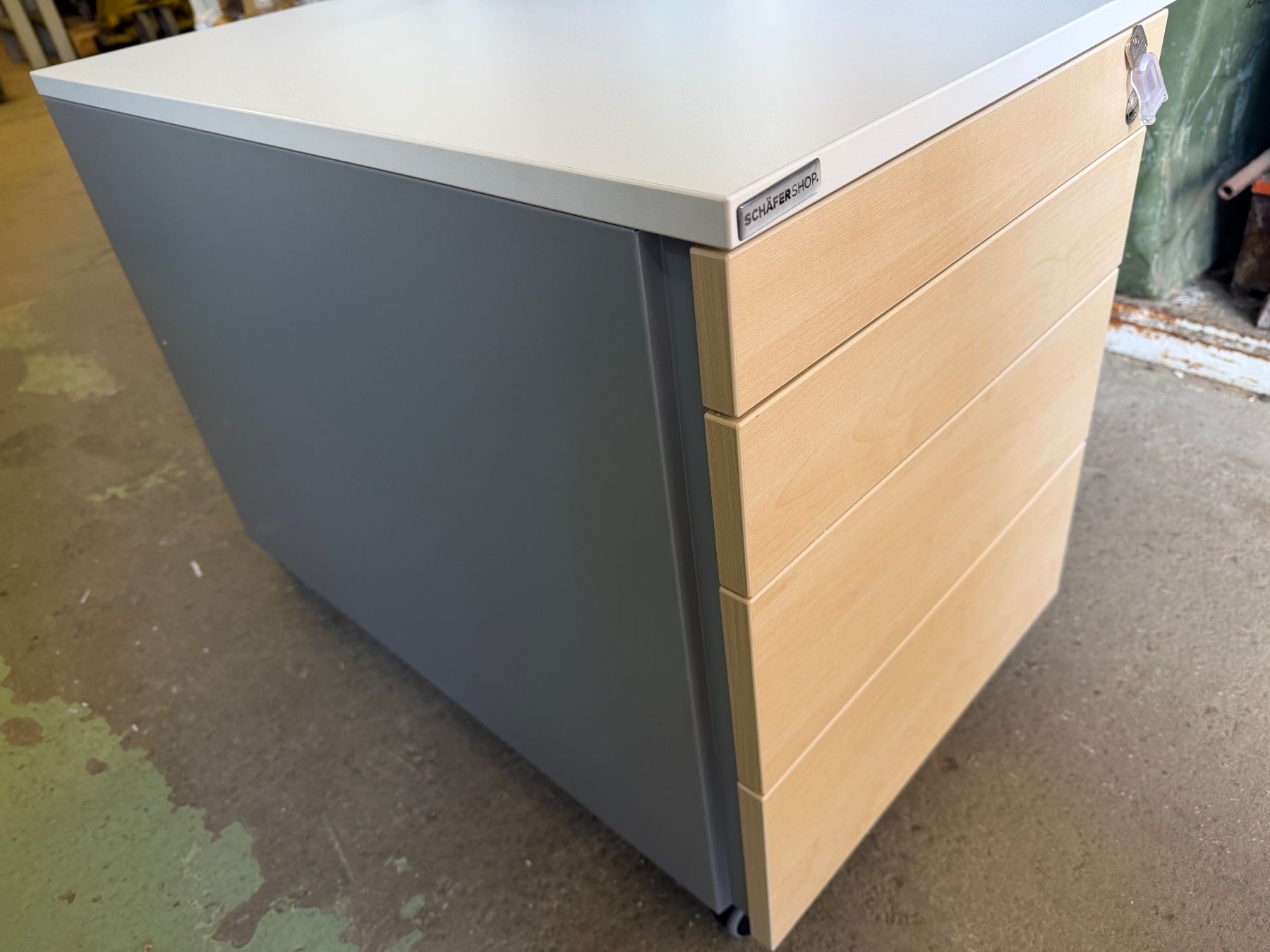 Banconi: neuer Rollcontainer, 4 Schübe, mit Griffnut – Nuovo (secondo la descrizione) da Necker venduto da liq24 2