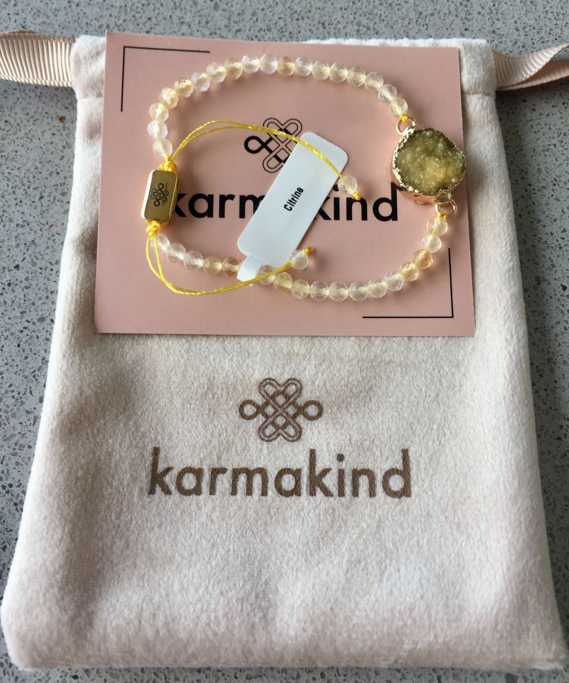 Bracciali & Braccialetti: NEU: Karmakind Citrin Armband – Nuovo e nell'imballaggio originale da Lachen venduto da mar_ox 1