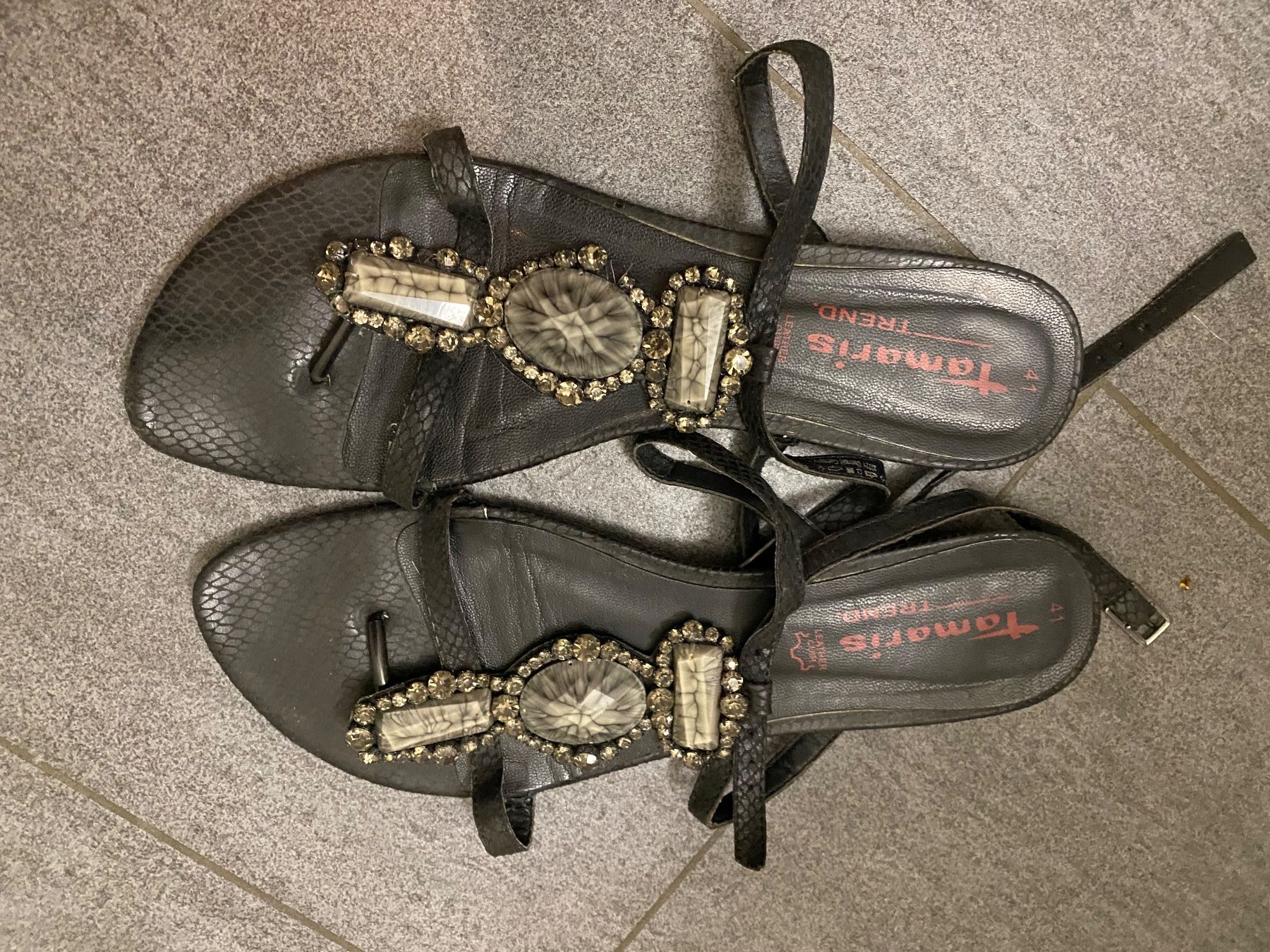 Damenschuhe: Tamaris Sandalen, 41 – Gebraucht aus bern von nani123