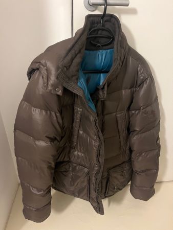 gwynedds dicke und warme Daunenjacke_schokoladenbraun