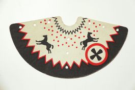 LEGO® Cloth Tepee Cover with Black Edge and Horses Pattern