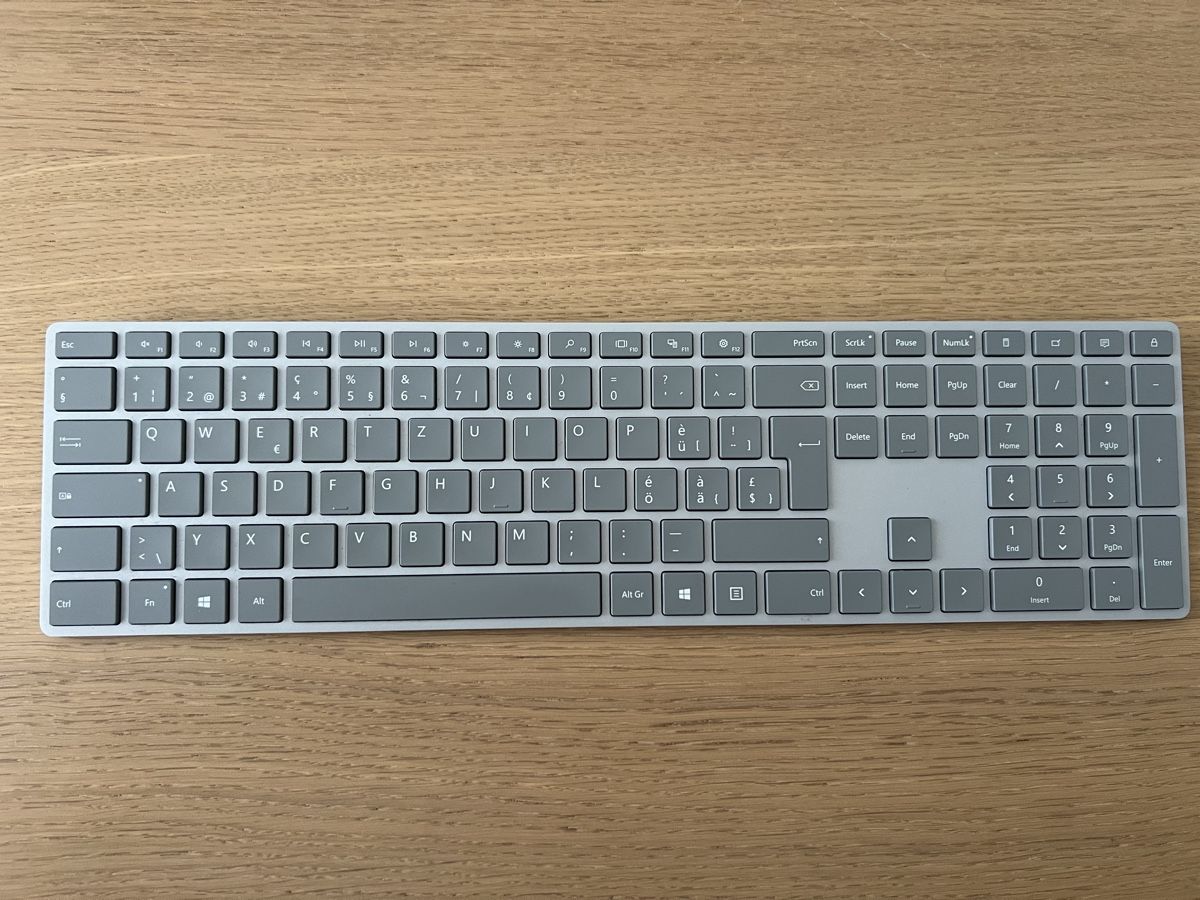 Microsoft Tastiere: Microsoft Surface Keyboard Bluetooth Tastatur – Usato da Zürich venduto da lwid 2