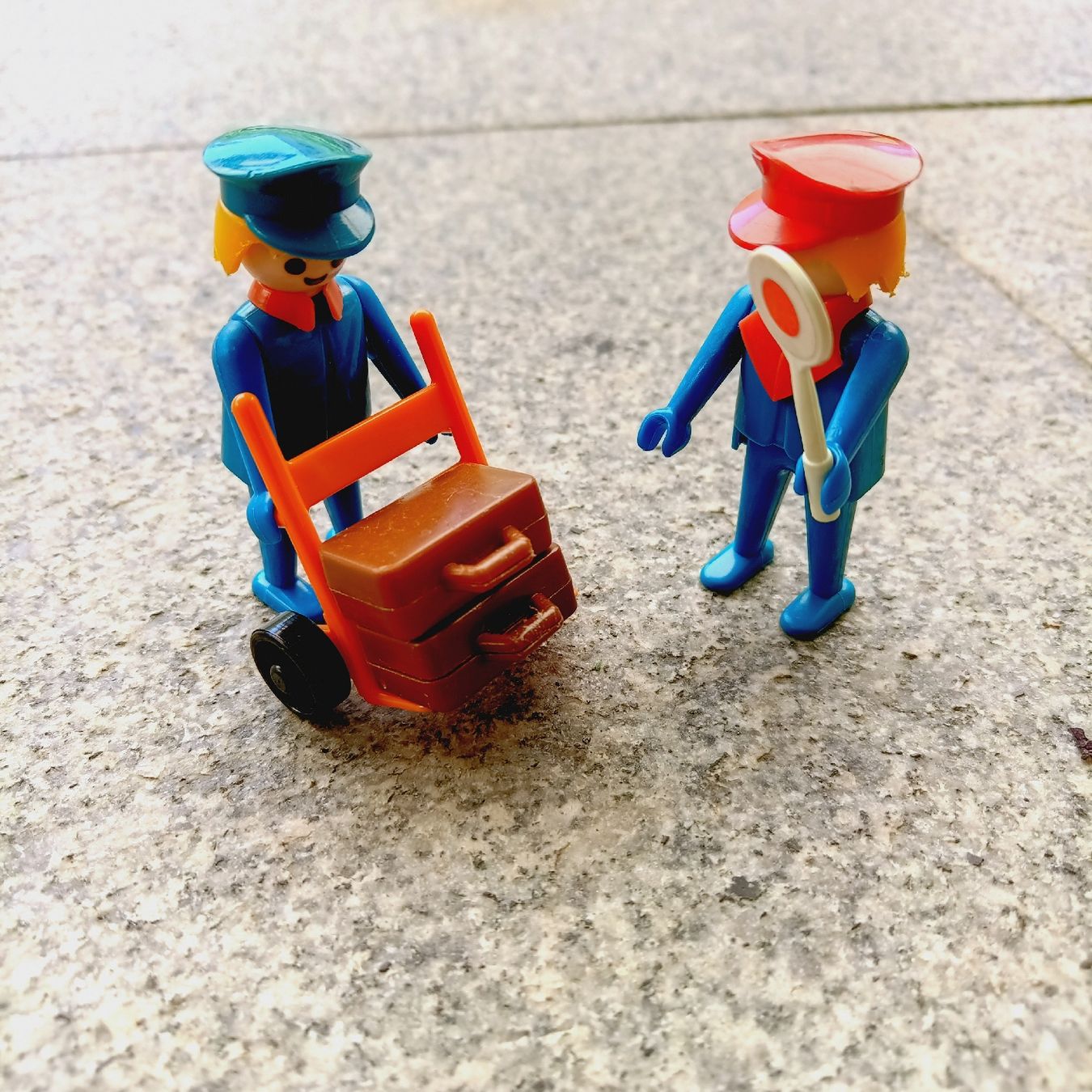 Playmobil Giocattoli: Playmobil Eisenbahn Schaffner 1974 – Usato da Emmen venduto da Mocck 1