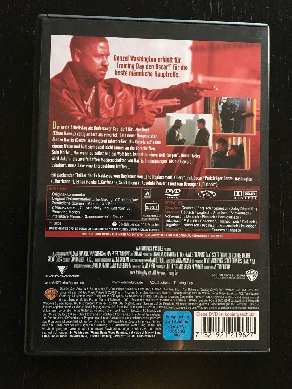 Tutti i DVDs: DVD TrainingDay – Usato da Regensdorf venduto da scheissspiel 1