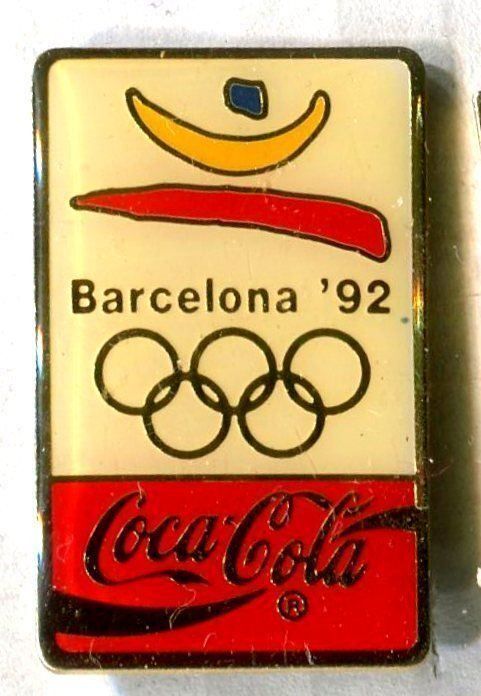 Coca-Cola Placchette & Badge: Coca-Cola. Olympische Spiele. – Usato da Basel venduto da Butsch5