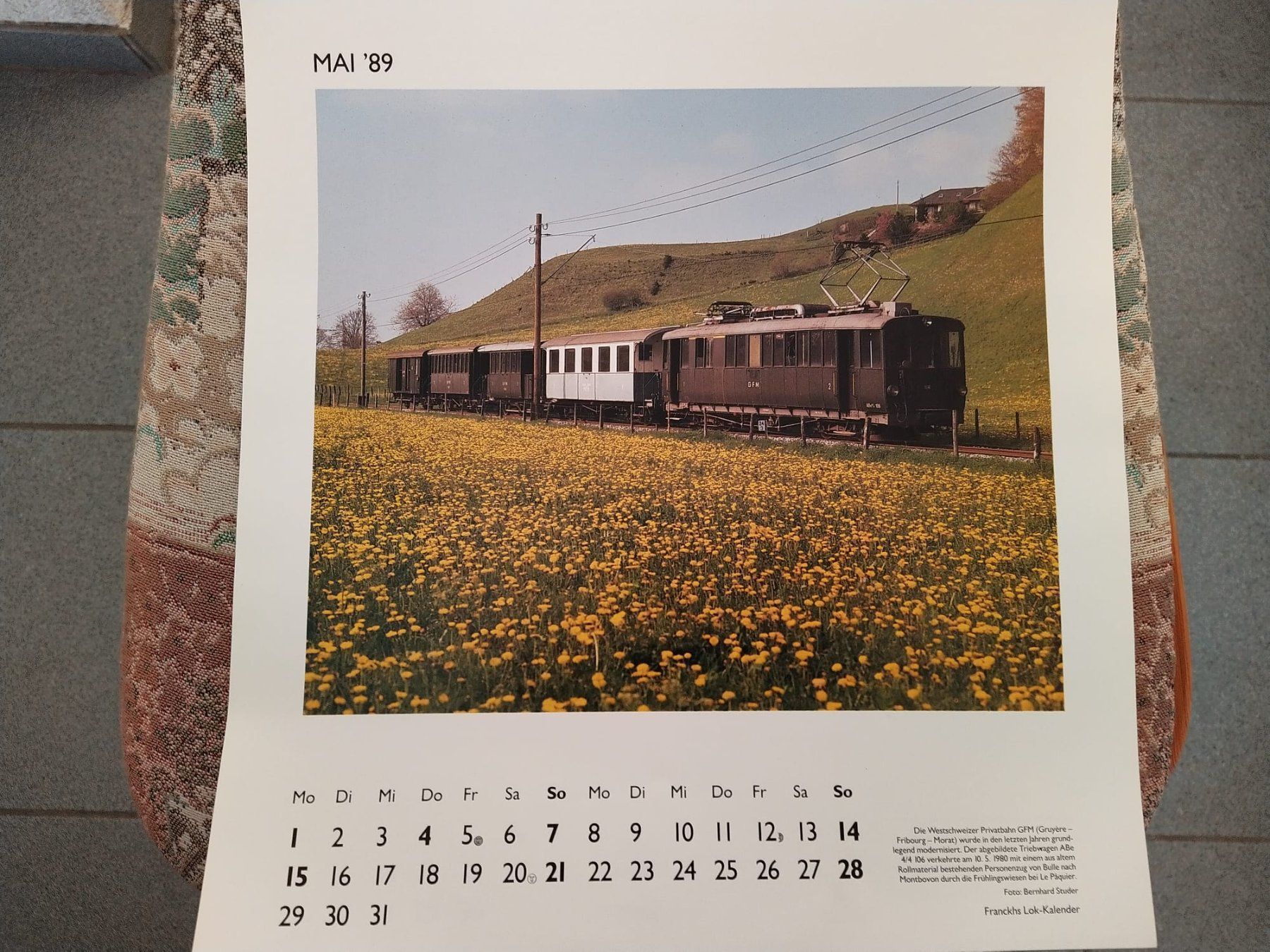 Calendari: Lok- Kalender Franckhs 1989 – Usato da Bern venduto da micky031 3
