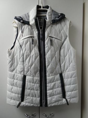Steppweste Gerry Weber casual, weiss/blau, Gr. 44