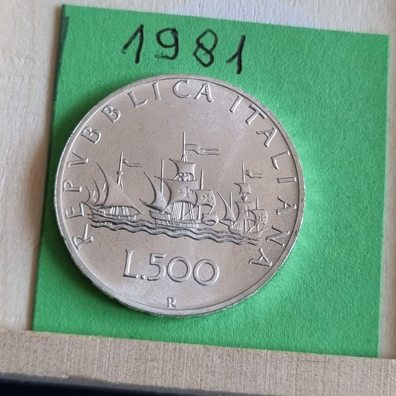 Tutti le monete: 500 Lire 1981 Italie ARGENT – Usato da Genève venduto da cor_2ryx 1