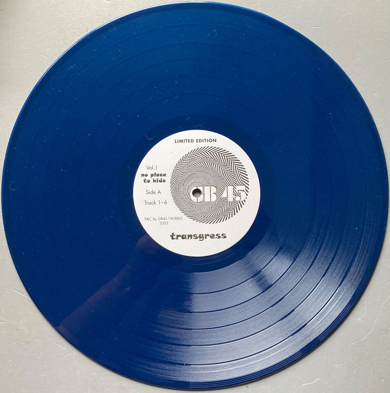 Vinyles: TRANSGRESS - NO PLACE TO HIDE – D'occasion à Poliez-Pittet par Newtown-Records 6