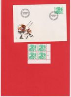 FDC 1982 & 4er Block Postfrisch m. Tab 677 Röllelibutzen