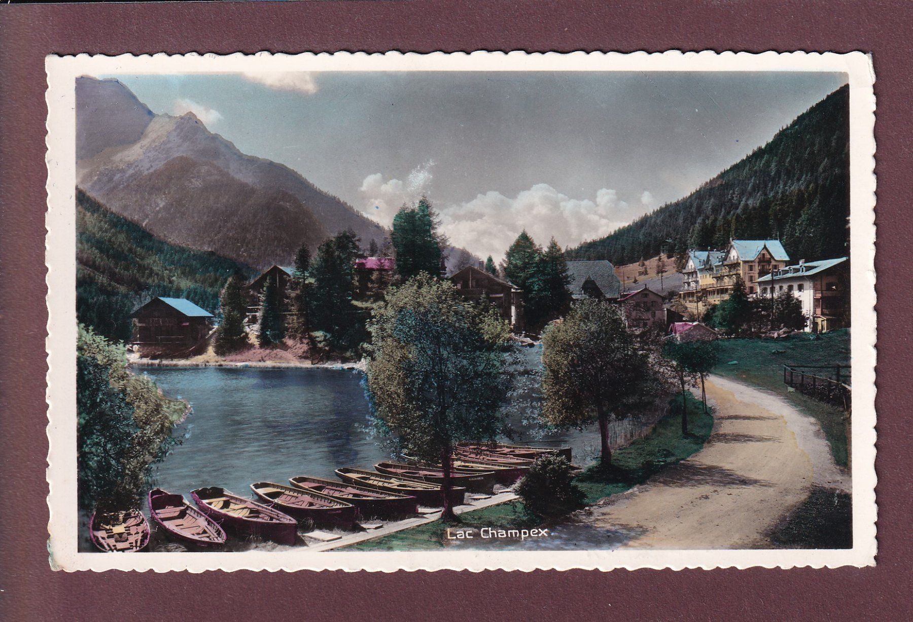 Ansichtskarten: LAC CHAMPEX - Feldpost – Gebraucht aus Pully von nicecards