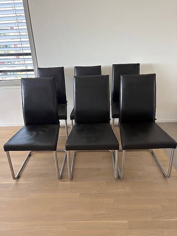 Chaises: KFF Aura Designer Stühle, 6er - Leder – D'occasion à Cham par Mintfox