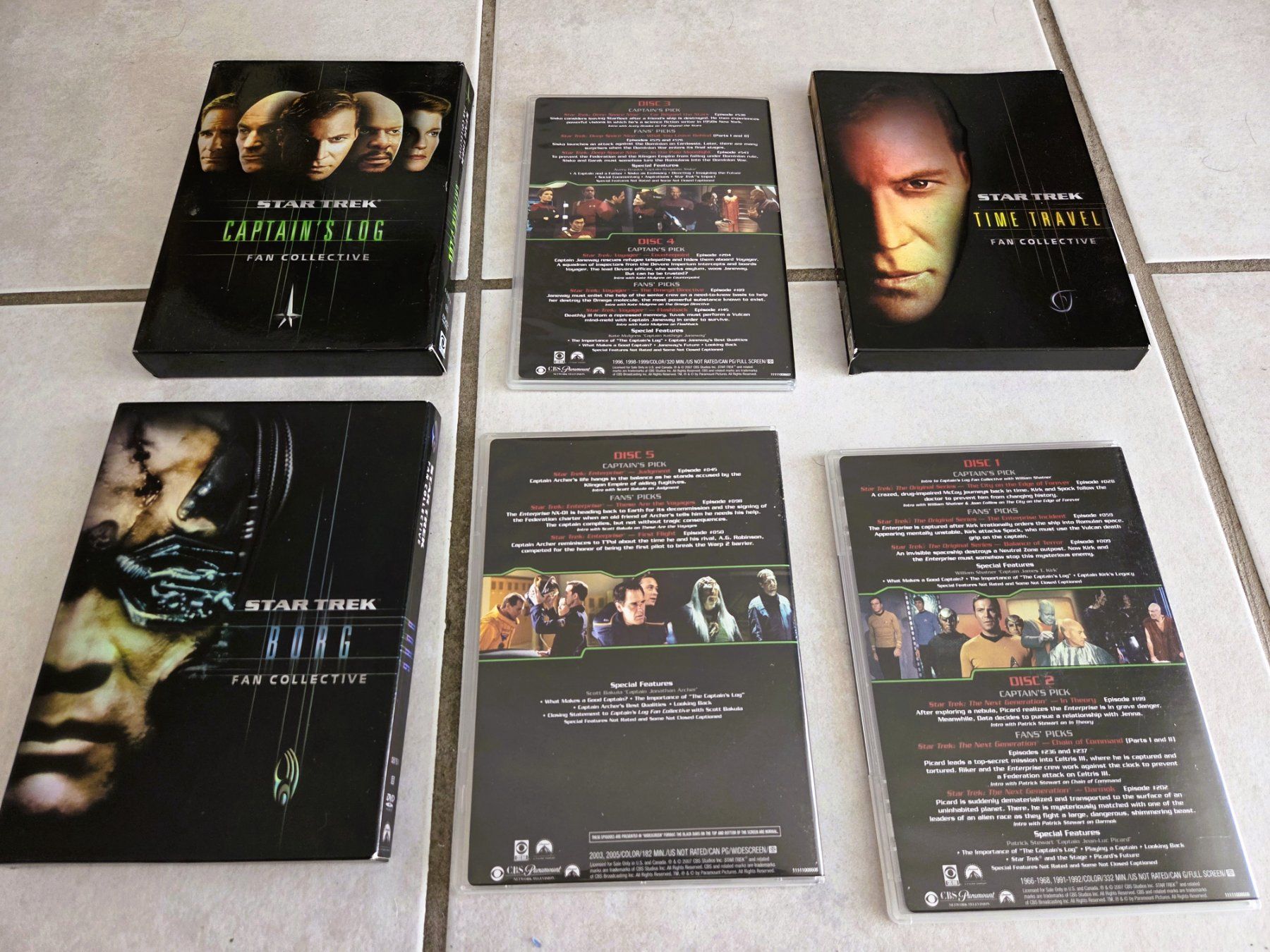 Tutti i DVDs: STAR TREK - DVD - SAMMLUNG – Usato da Brüttisellen venduto da Nighttrain 6