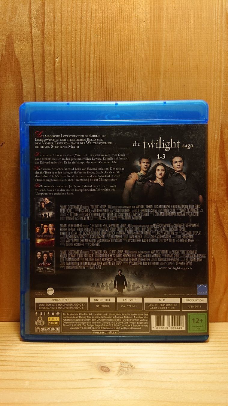 Alle DVDs: DIE TWILIGHT SAGA 1 bis 5 auf Blu-Ray – Gebraucht aus Wilderswil von Exebub 2