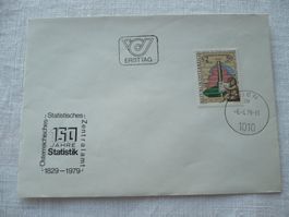 Oesterreich 1979 FDC 100 Jahre Statist. Zentralamt