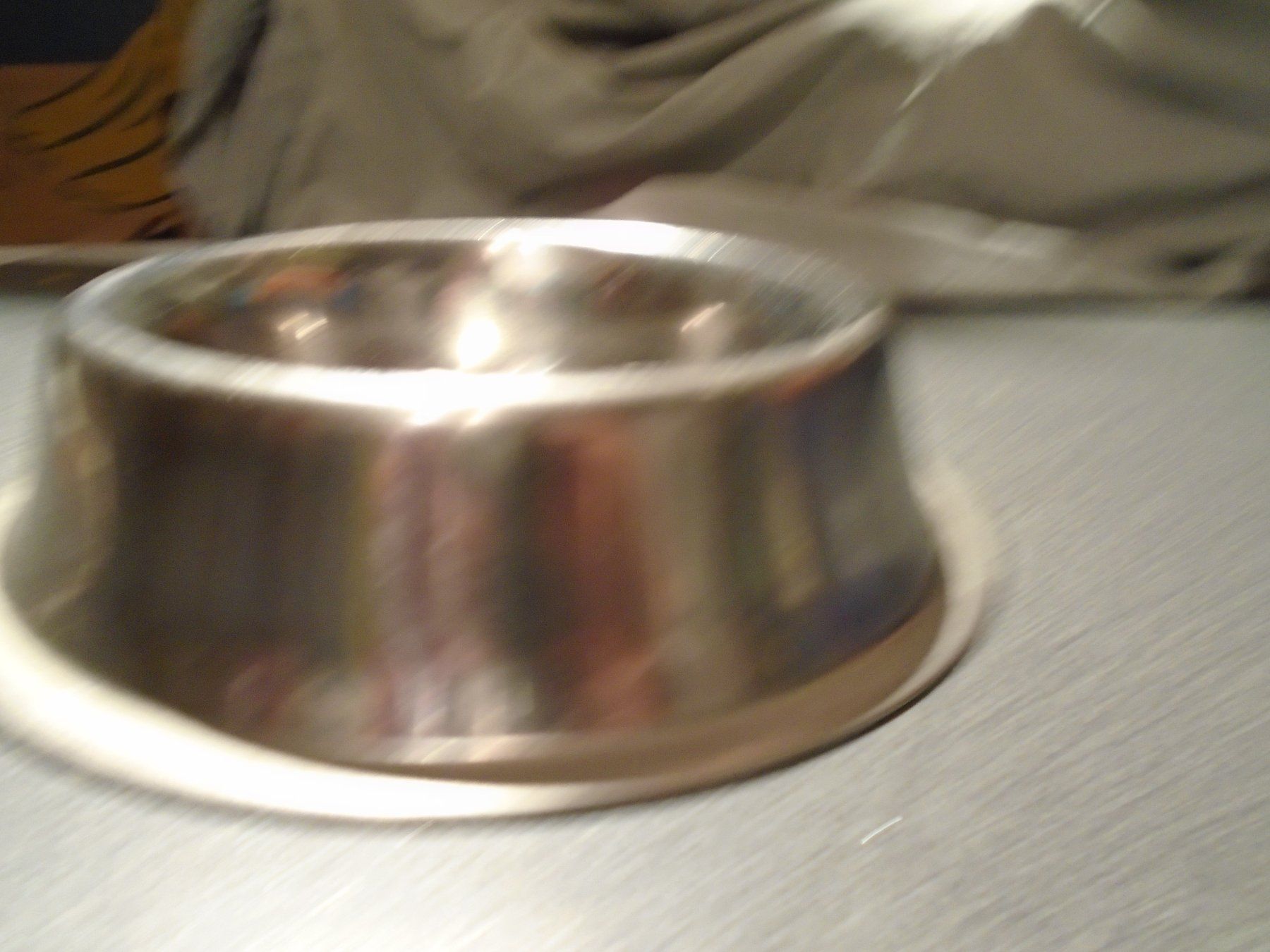 Ciotole: Hundenapf, silberfarbig, Durchmesser ca. 15 cm – Usato da Zürich venduto da abraxas1291