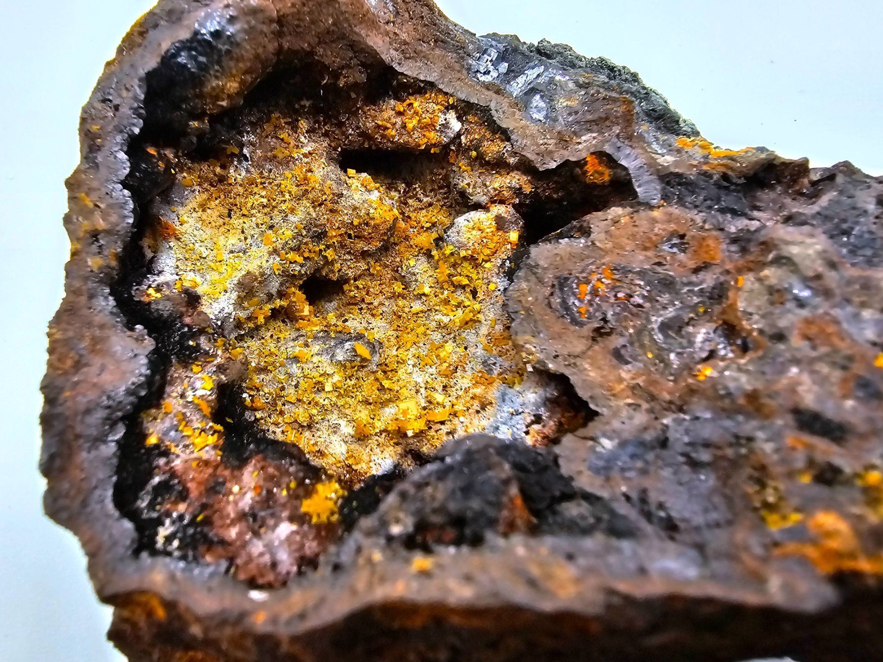 Minerali & Pietre curative: Wulfenite & Galena & Goethite, Lavrion, Greece – Usato da Figino venduto da minshop 6