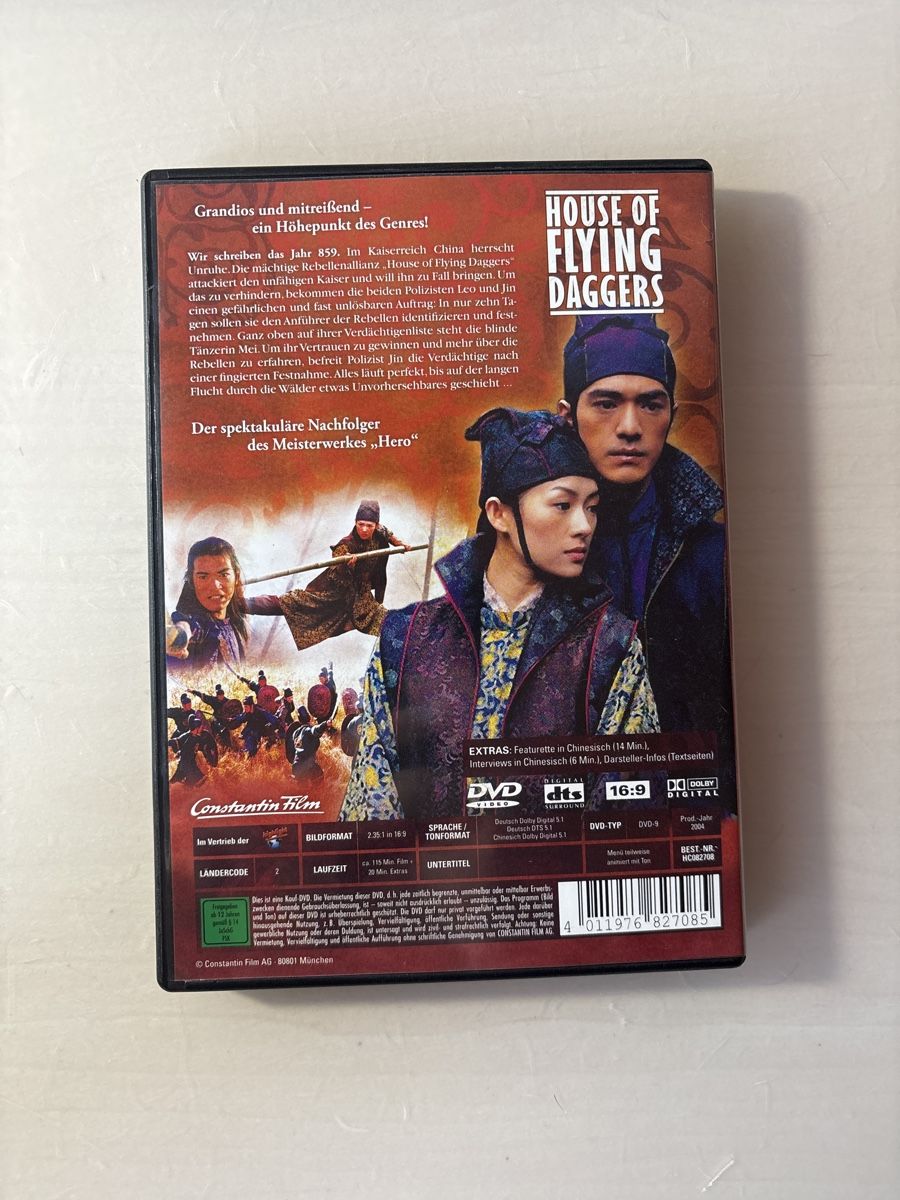 Tutti i DVDs: House of Flying Daggers – Usato da Ruswil venduto da Slivio_ 1