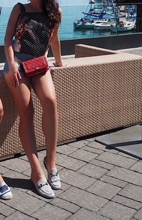 Sommerkostüm - Top mit Shorts