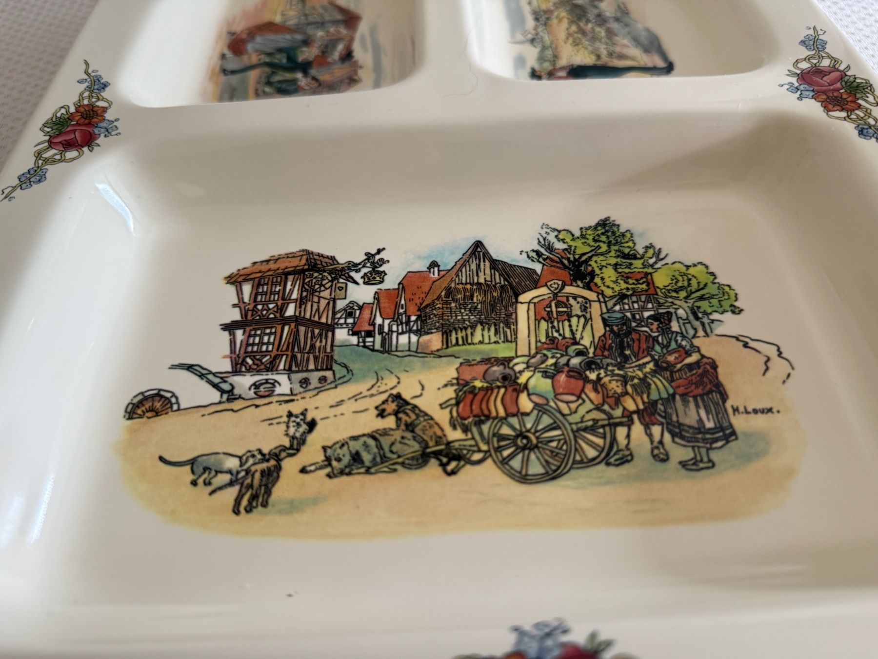 Servierplatten: Sarreguemines - Obernai - plat – Gebraucht aus Sion von accroshoes 3