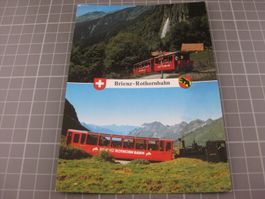 AK Brienz mit Dampf Zug 