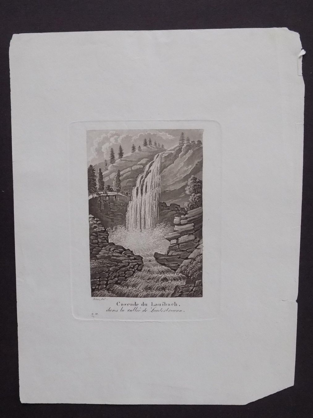 Stiche: Lauibach Wasserfall Lauterbrunnen – Gebraucht aus Risch von Rischli15