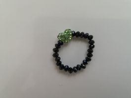 🤩ZARA HERZ FINGERRING AUS STEIN & STRASS NEU