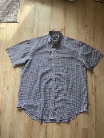 Chemise Polo Ralph Lauren à carreaux  bleus et blancs XXL 