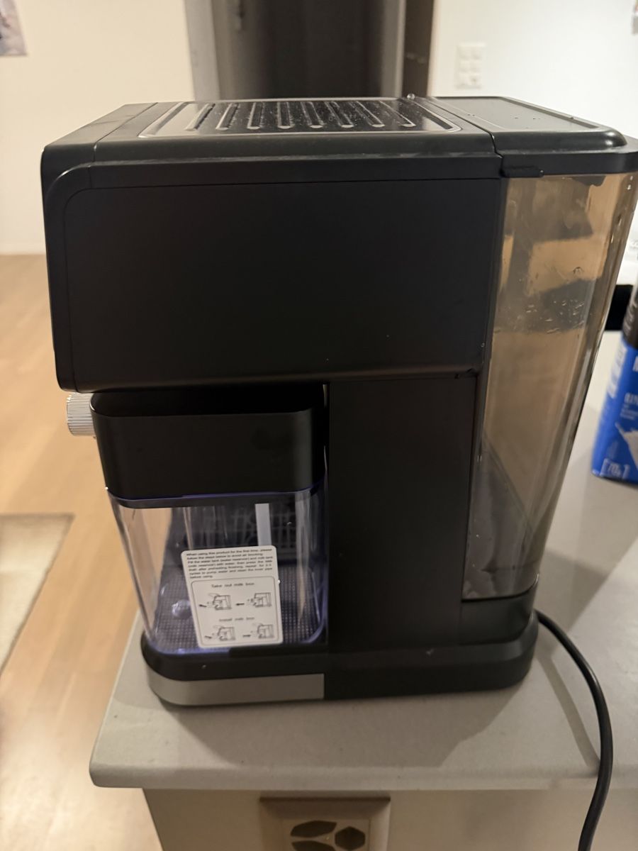 Kaffeemaschinen & Espressomaschinen: QCen Espressomaschine mit Touchscreen schwarz NEU – Neu (gemäss Beschreibung) aus Kollbrunn von lau_2kg2 1