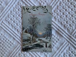 Postkarte Bonne Anneé, ungelaufen 1907