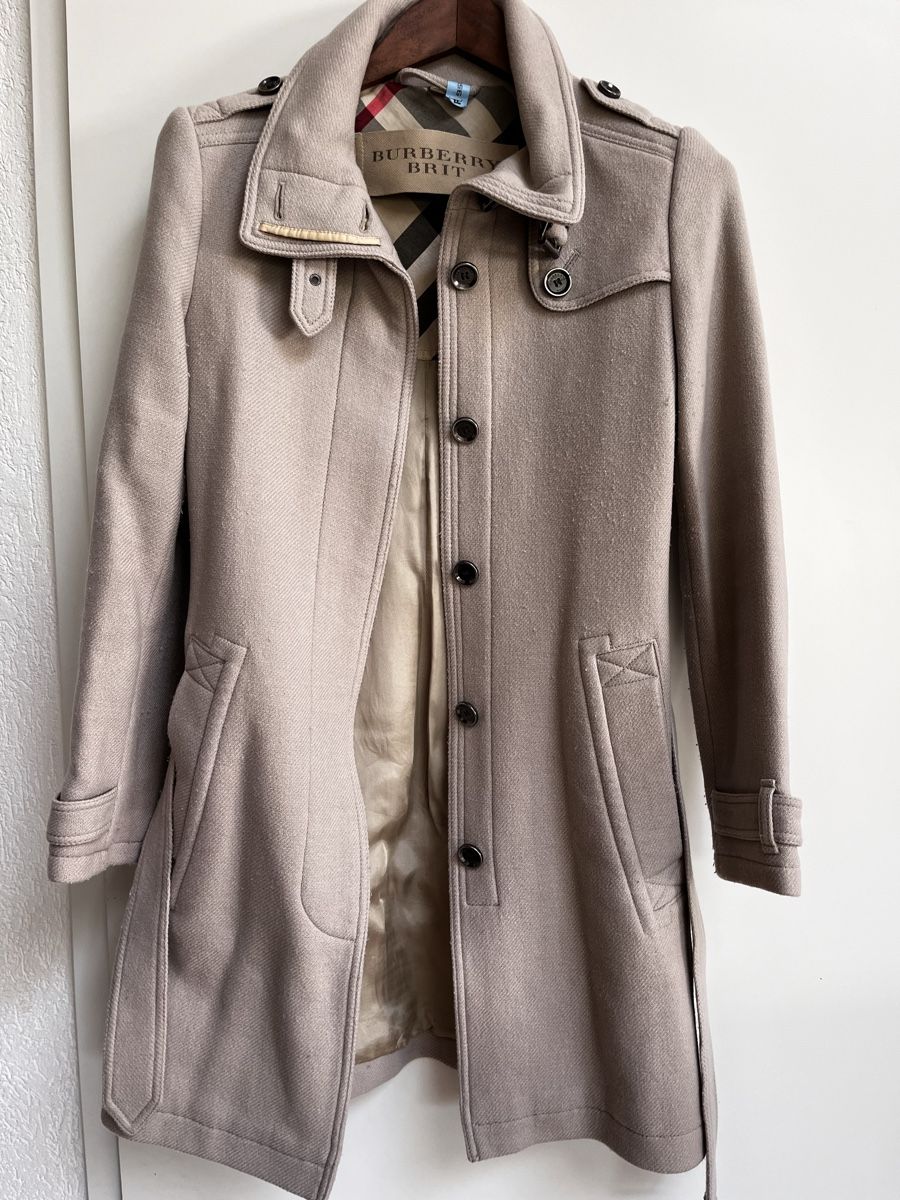 Burberry Cappotti: Burberry Mantel Gr.34-36 beige – Usato da Zeiningen venduto da man_69cj