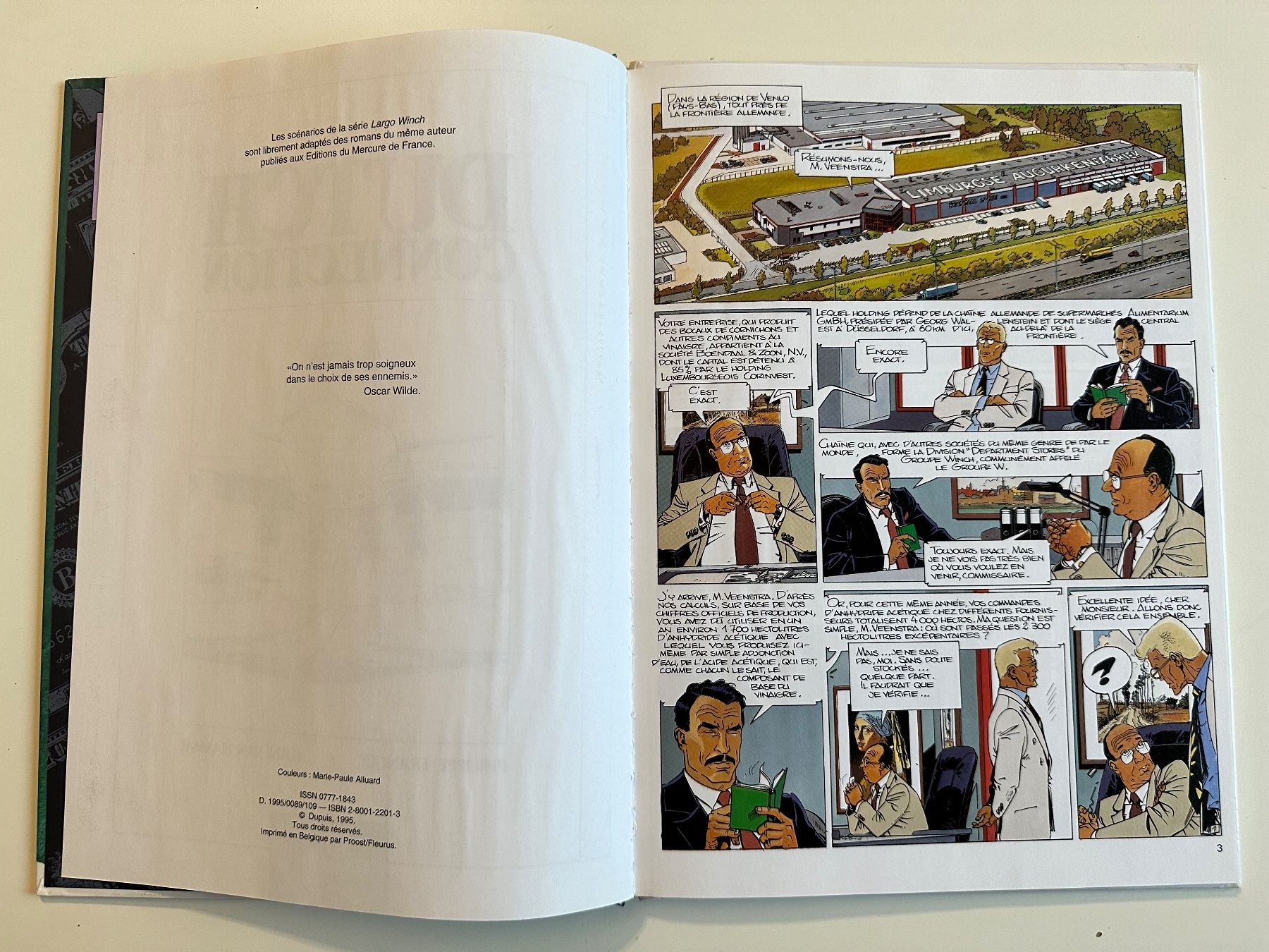 Comics: LARGO WINCH NO 6 - DUTCH CONNECTION - HARDCOVER – Gebraucht aus Münsingen von Ganjam 3