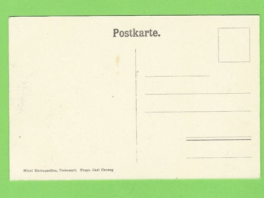 Cartes postales: Tschamutt mit Badus – Neuf (Voir description) à Zürich par t24_de 1