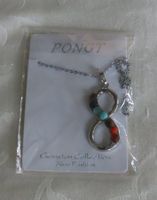 Collier signe infini pierres multicolores PONGT Neuf