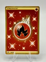 Pokémon Feuer-Energie Gold Secret Rare | Fusion Strike 284