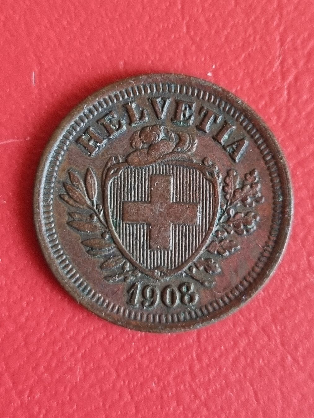 Tutti le monete: 1 RAPPEN SCHWEIZ - JAHR 1908 – Usato da Heimenschwand venduto da rog_p7h9