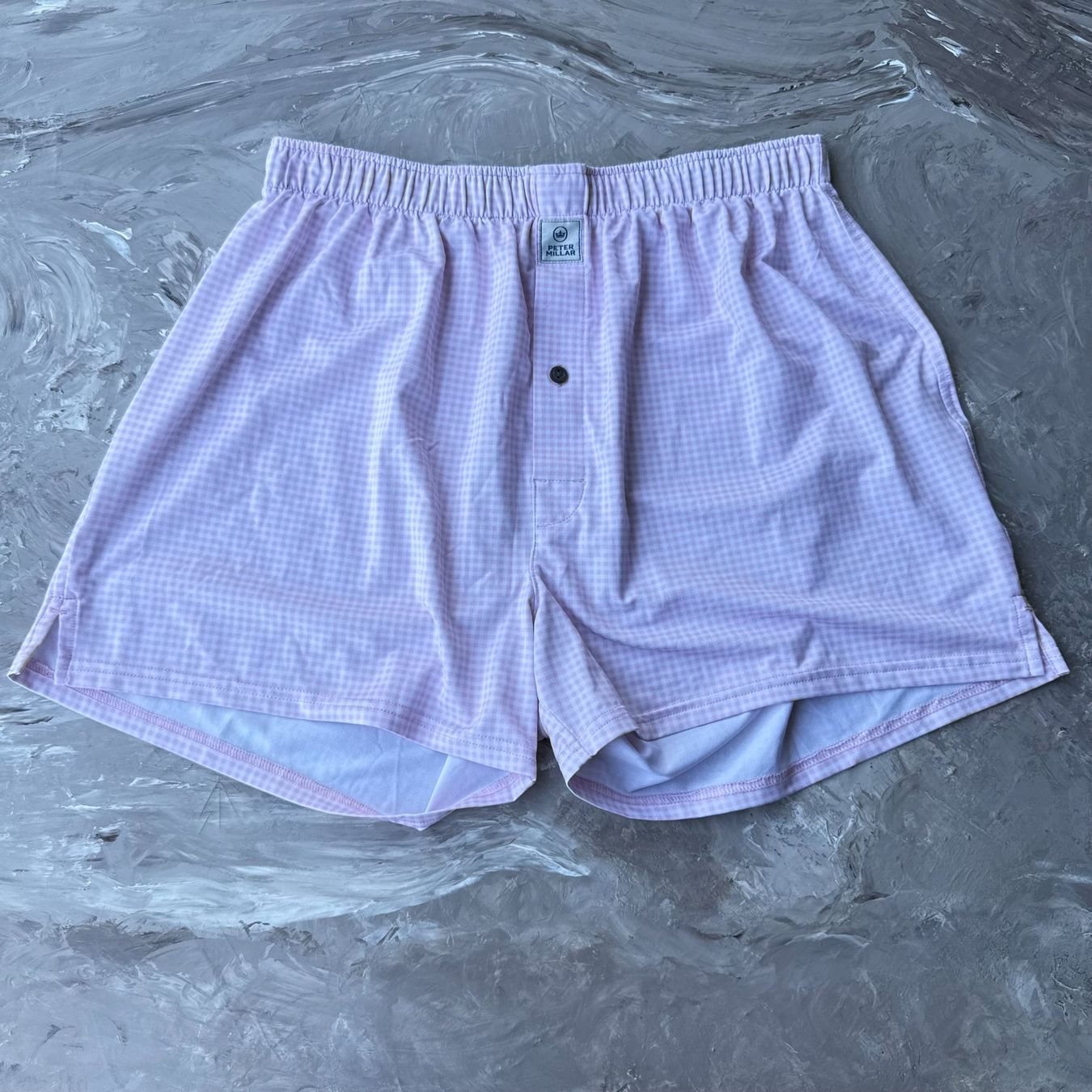 Unterwäsche: Peter Millar Nebraska boxer imprimé, rose – Gebraucht aus Thônex von Suisse.Shopping 1