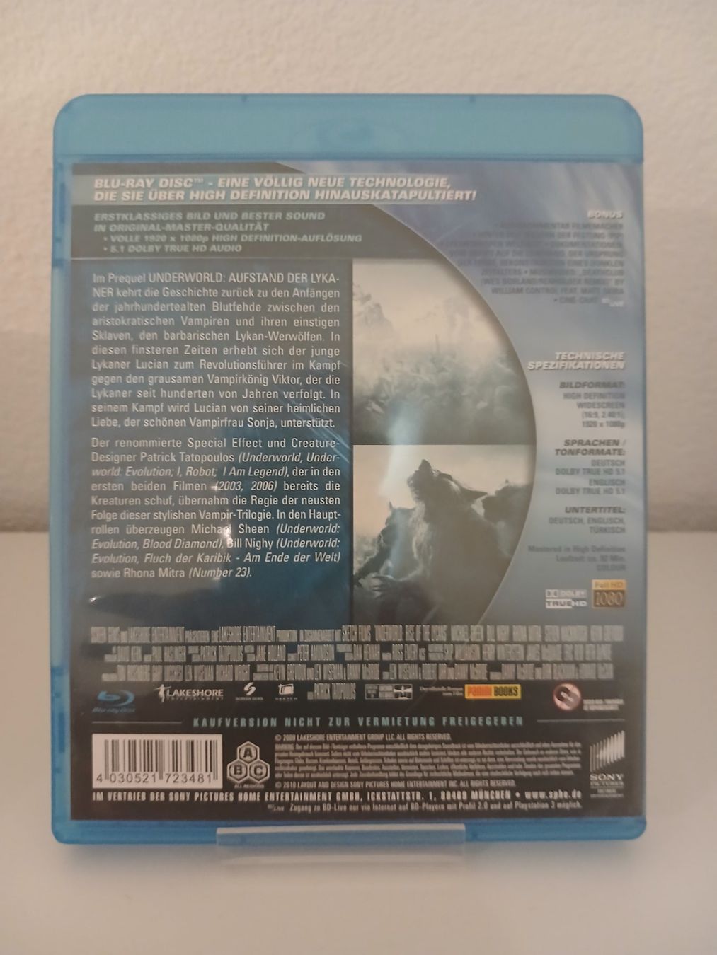 Tutti i DVDs: Underworld 1-5 Bluray – Usato da St. Margrethen SG venduto da SamusAran 3