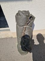 Militär Schlafsack, Original grün. Rolle gebraucht 