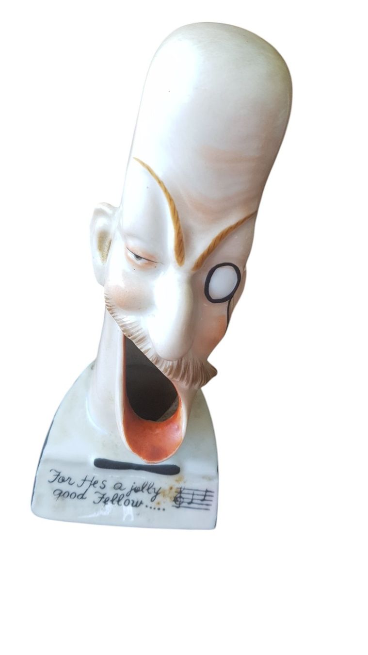 Statuette: Werbefigur antik 1920 Aschenbecher – Usato da Mörschwil venduto da antiksalon 1