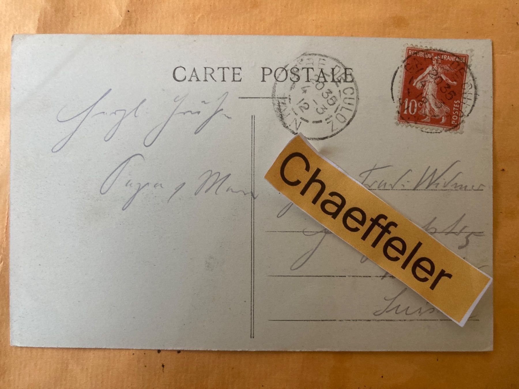 Cartoline postali: 1912. Vue de CULOZ – Usato da Zürich venduto da Chaeffeler 1
