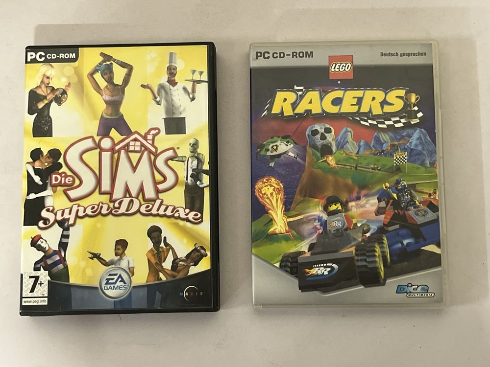 2 PC Spiele:Die Sims Super Deluxe & Lego Racers CD! (nik119) (Gebraucht ...