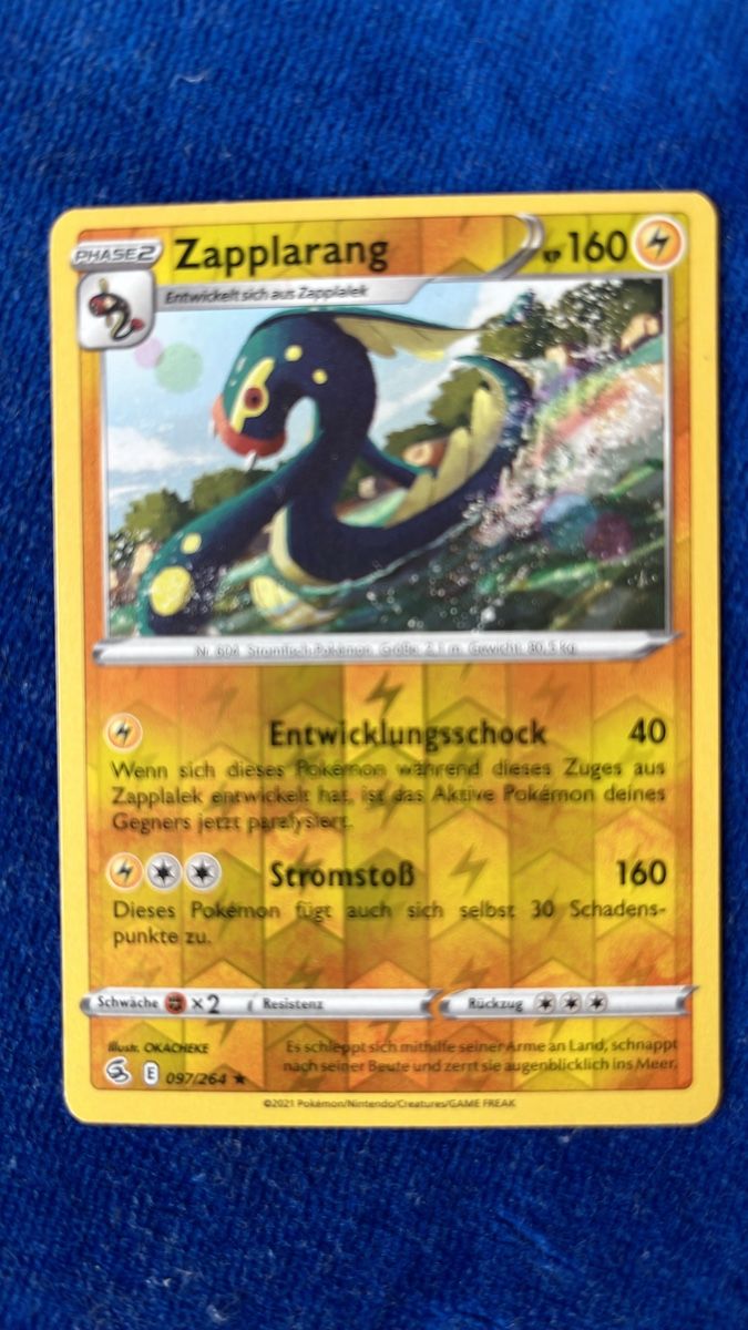 Pokémon Sammelbilder & Trading cards: Seltene Pokemon Karte - Entwicklungsschock & Stromstoss – Gebraucht aus Suhr von nataschaad