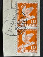 🕊️ Gedenkausgabe 1932 Abrüstung Genf: STEMPEL KRIENS 1932🔥