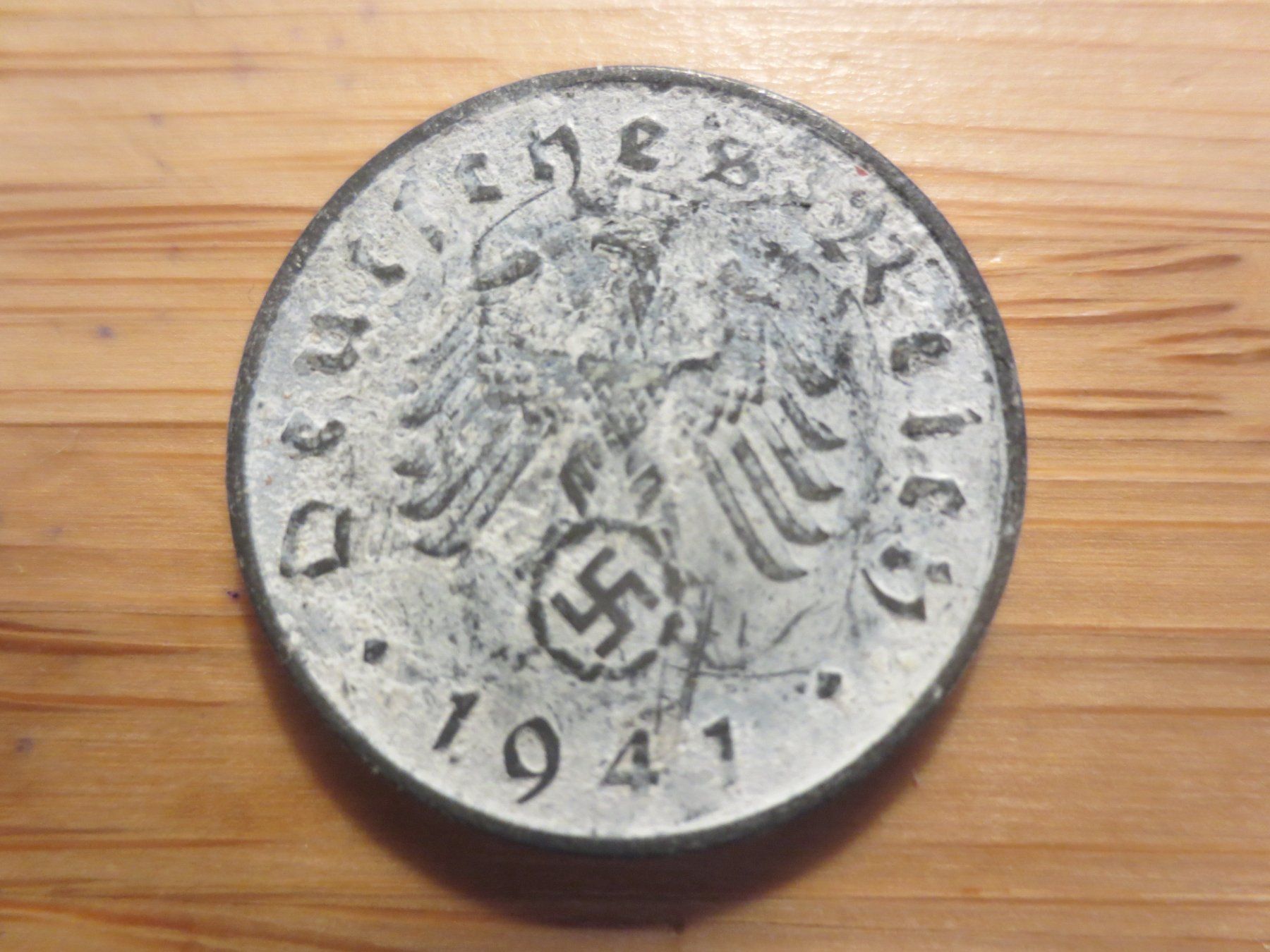 Tutti le monete: Deutsches Reich 10 Pfennig 1941 – Usato da Weier im Emmental venduto da waefler03 1