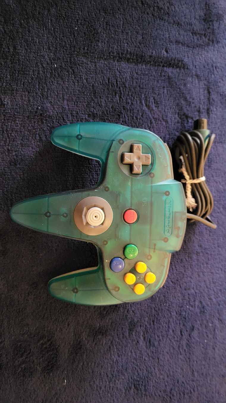 Nintendo Controller: N64 Controller Transp.Blau. -Original- Guter Zustand. – Nuovo (secondo la descrizione) da Biel/Bienne venduto da Retrohr