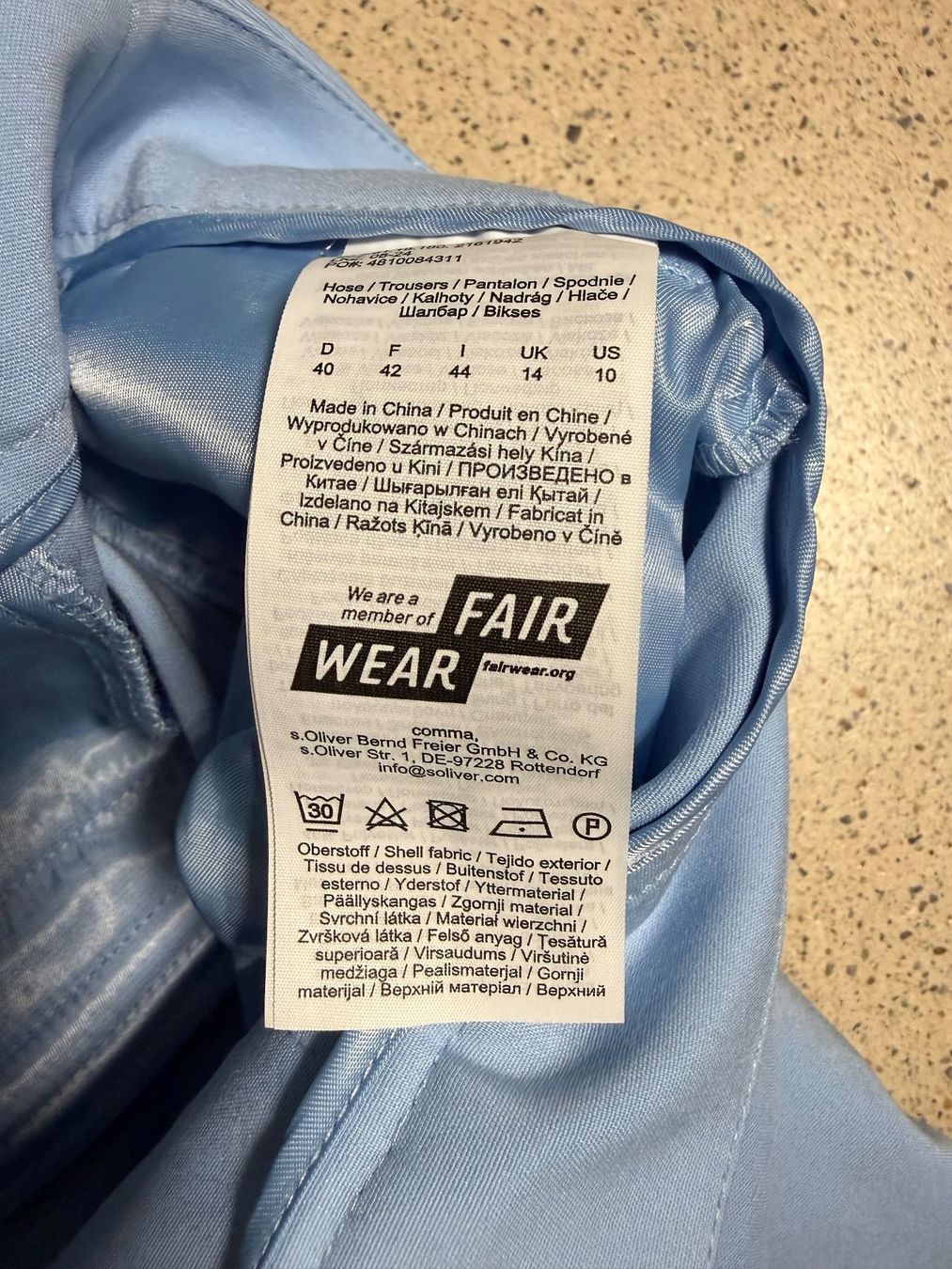 Comma Pantaloni: Hose "Comma", Gr. 40 – Usato da Diepoldsau venduto da Luec0 3
