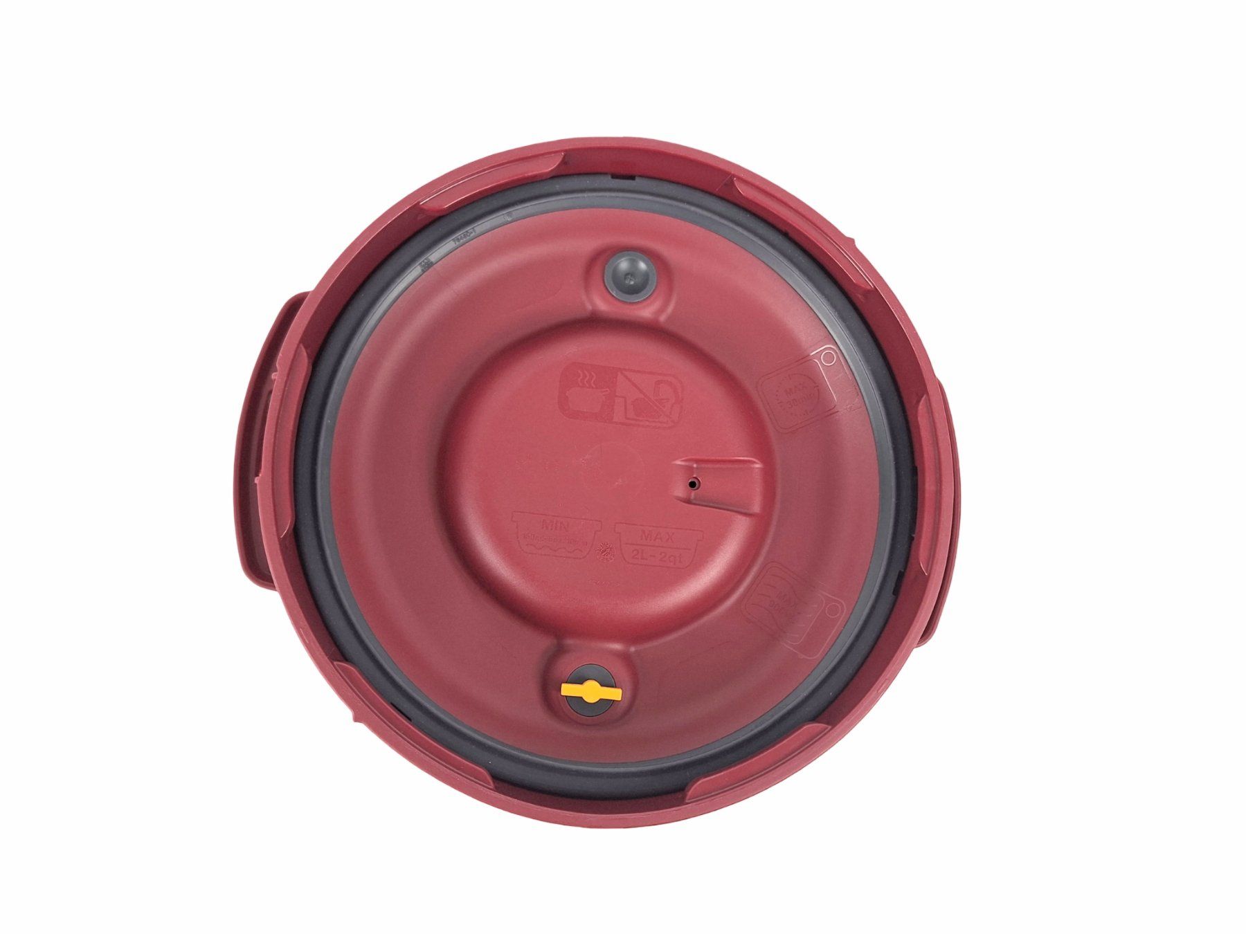 Töpfe: TUPPERWARE MicroQuick Schnellkochtopf 3L bordeauxrot – Neu (gemäss Beschreibung) aus Breitenbach von Restwert_Breitenbach 2